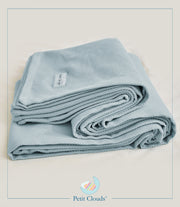 Pearl Collection Double Size Blanket (Aqua)