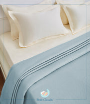 Pearl Collection Double Size Blanket (Aqua)