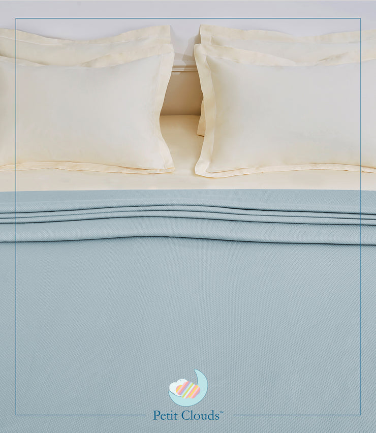 Pearl Collection Double Size Blanket (Aqua)