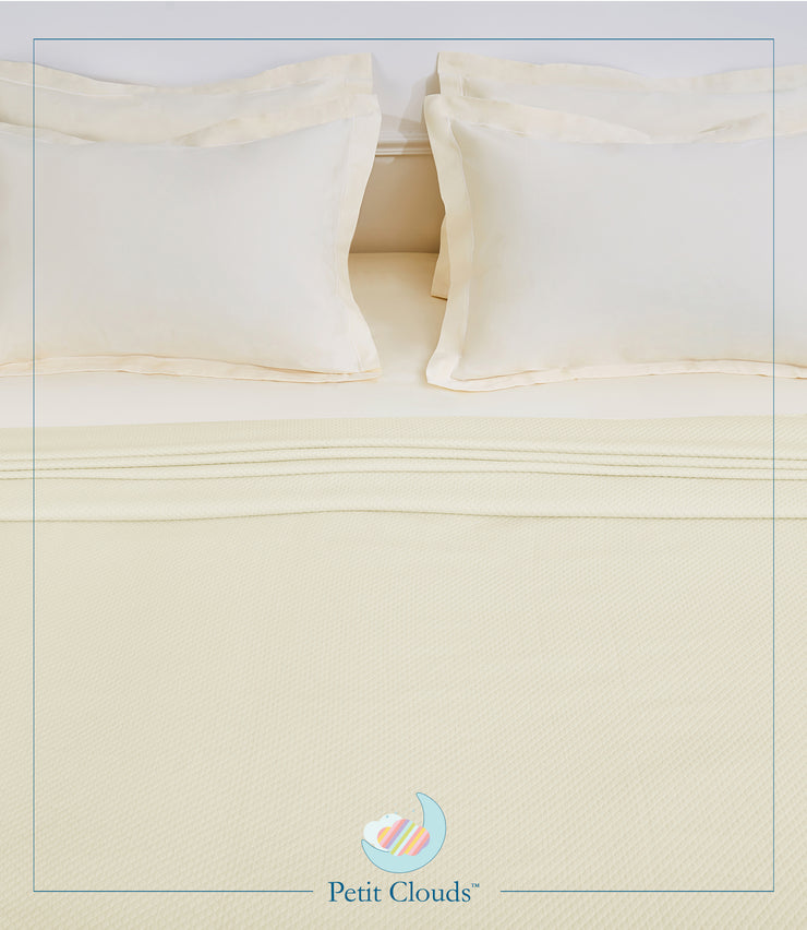 Pearl Collection Double Size Blanket (Cream)