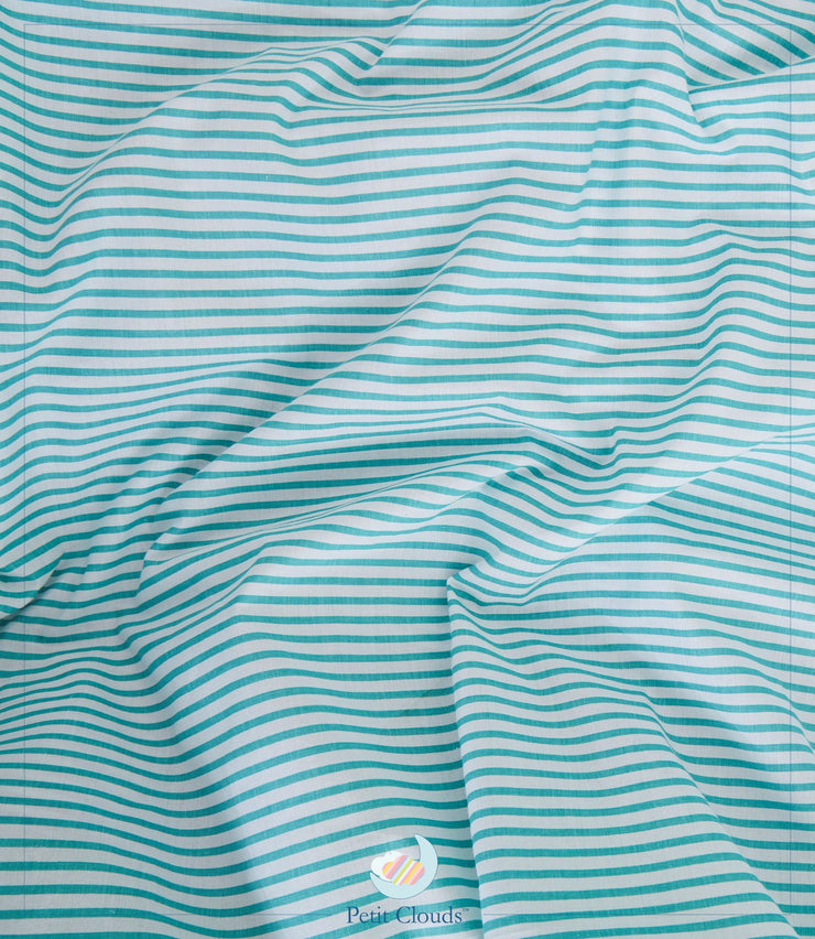 Aqua Stripe Bedsheet