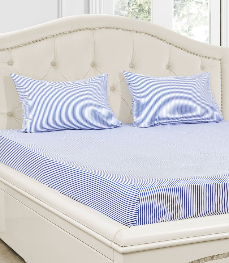 Blue Stripe Bedsheet