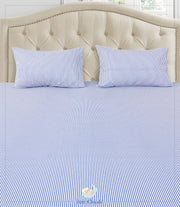 Blue Stripe Bedsheet