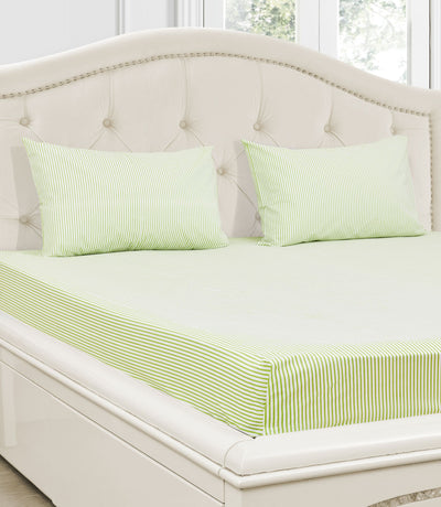 Green Stripe Bedsheet