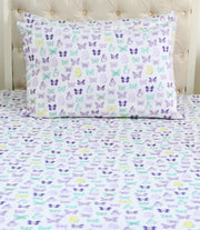 Pappilion Violet Butterfly Bedsheet