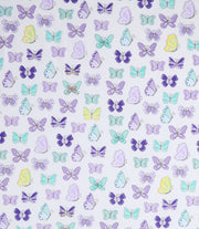 Pappilion Violet Butterfly Bedsheet