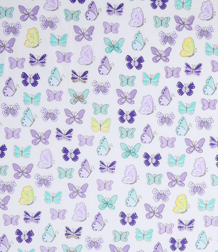 Pappilion Violet Butterfly Bedsheet