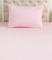 Pretty Pink Polka Bedsheet