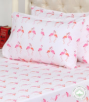 Rose’ Flamingo Bedsheet