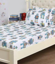 Tin Toy Robot Bedsheet