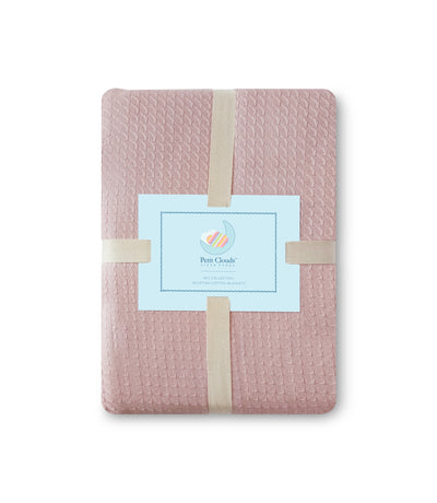 Iris Collection King size Blanket (Dusty Rose)