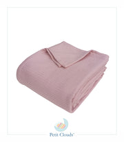 Iris Collection King size Blanket (Dusty Rose)