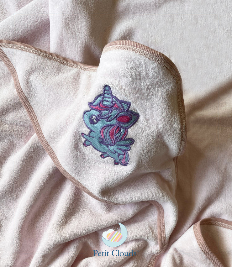 Ella the Unicorn Hooded Towel