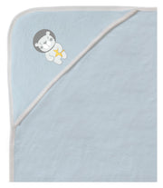 Freddy The Teddy -  Baby Blue Hooded Towel