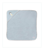 Freddy The Teddy -  Baby Blue Hooded Towel