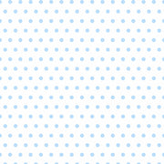 French Blue Polka - 100% Pure Organic Cotton Cot Sheet