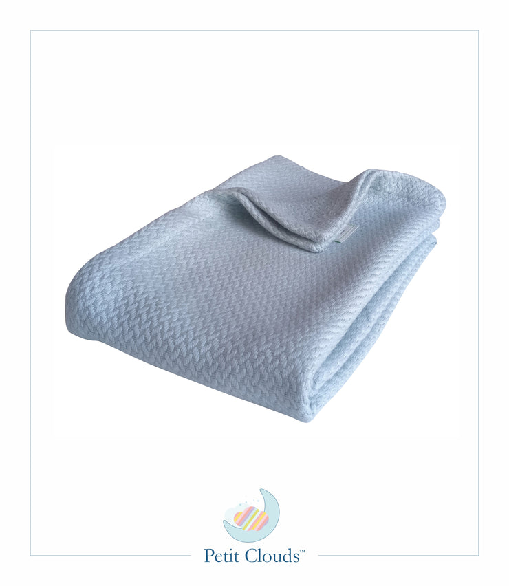 Leia Collection Baby Blanket (Baby Blue)