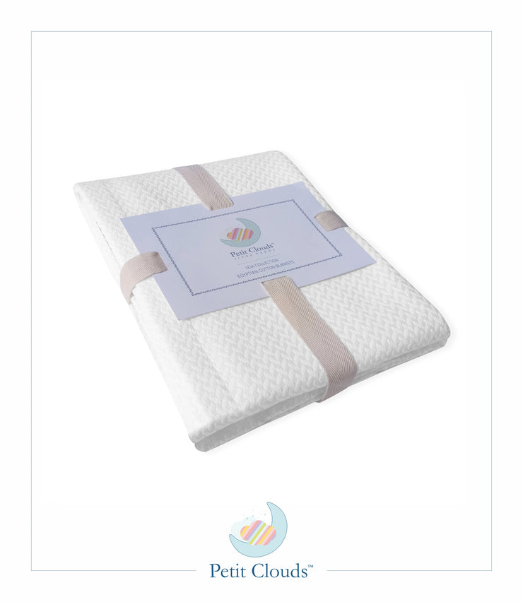 Leia Collection Baby Blanket (Ivory)