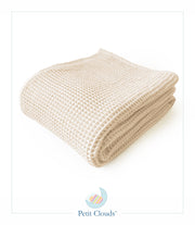 Julien Collection 100% Pure Organic Cotton Waffle Knit Blanket (Pink)