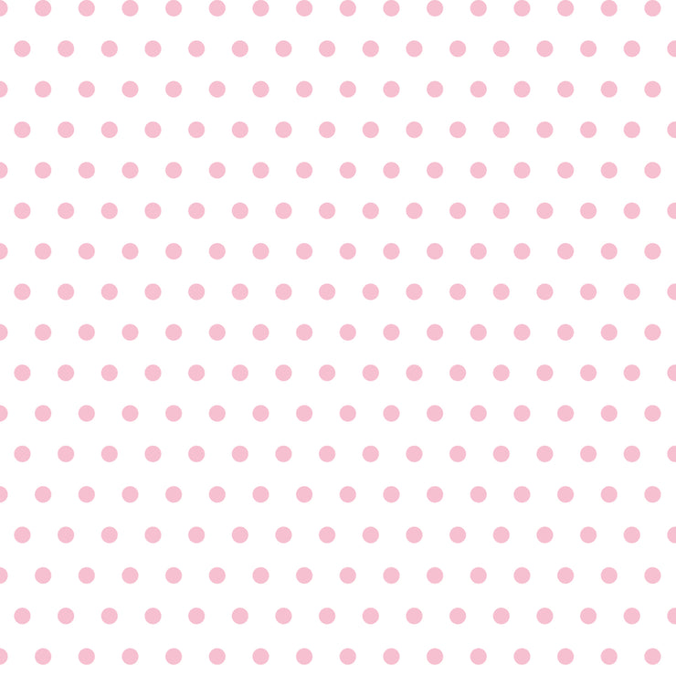 Pink Polka - 100% Pure Organic Cotton Cot Sheet