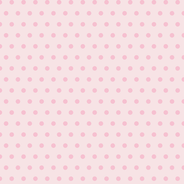 Pretty Pink Polka - 100% Pure Organic Cotton Cot Sheet