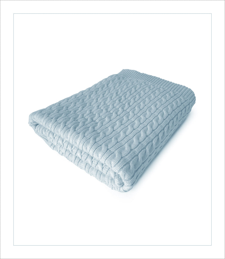 Réne Collection Baby Blanket (Baby Blue)