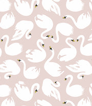 Peach Swan Bedsheet