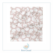 Peach Swan Bedsheet