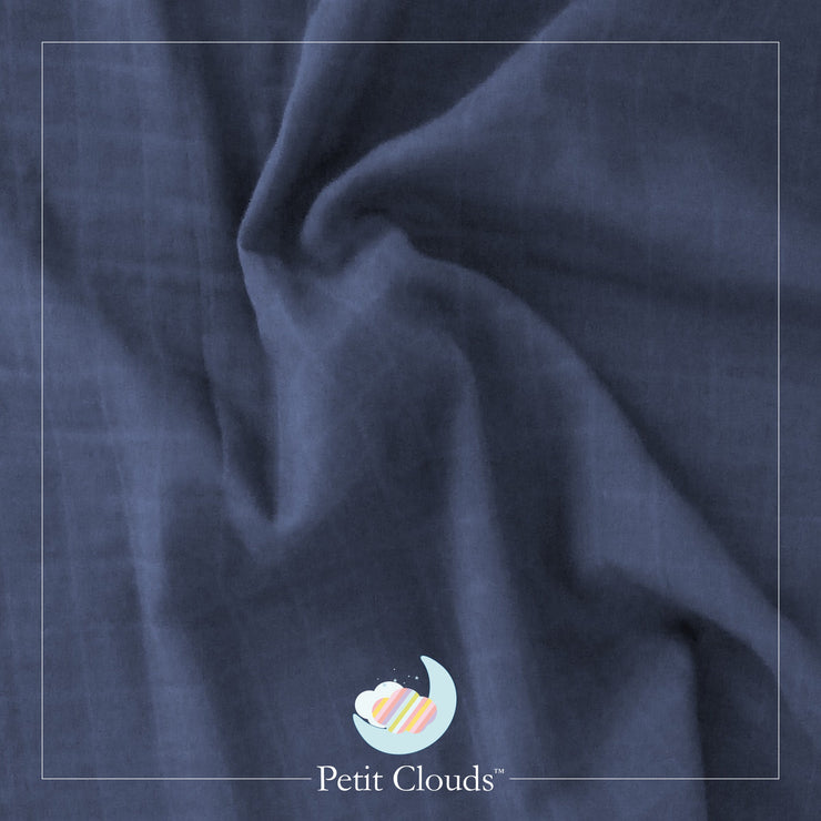 Petit Clouds Colour-Play Muslins - 100% Pure Organic Cotton (Pack of 3)