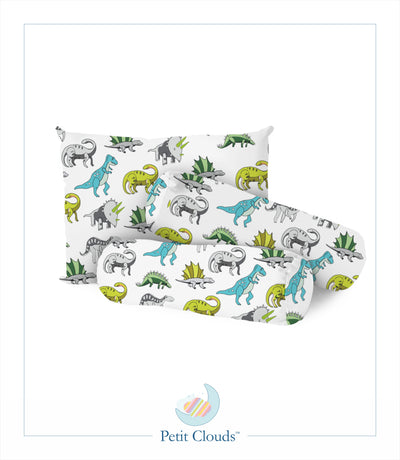 Tommy’s Dino's Pillow & Bolster Set